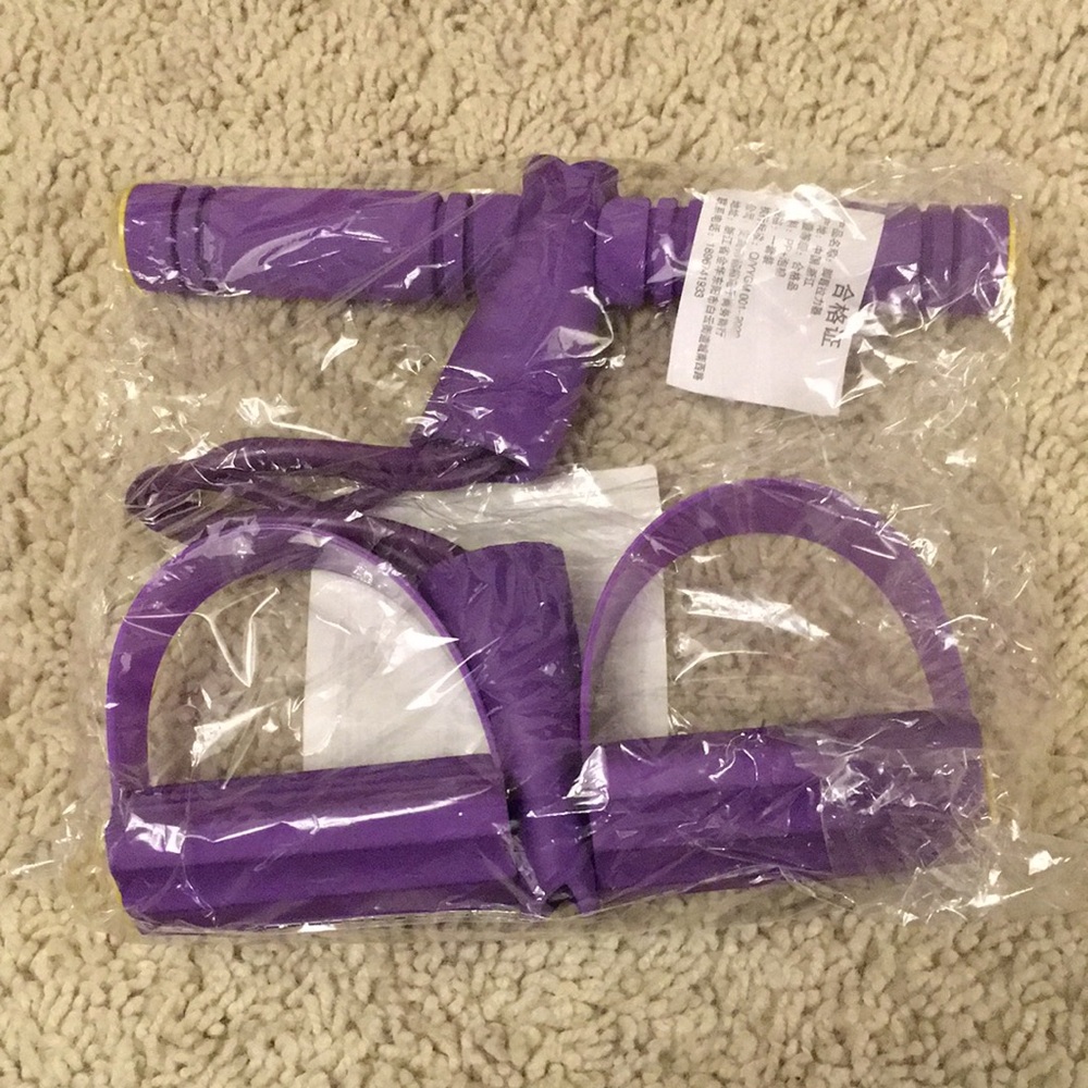 Purple Exercise Resistance Bands